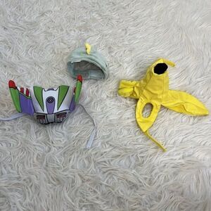 Dog Banana, Dinosaur & Buzz Lightyear Costumes Set Of 3 XS Dog Clothing